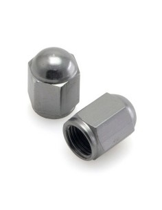Tapón Válvula Aluminio DRC Pack 2 Unid. Titanio