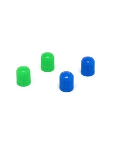 Tapón Válvula Plástico DRC Pack 4 Unid. Azul/Verde