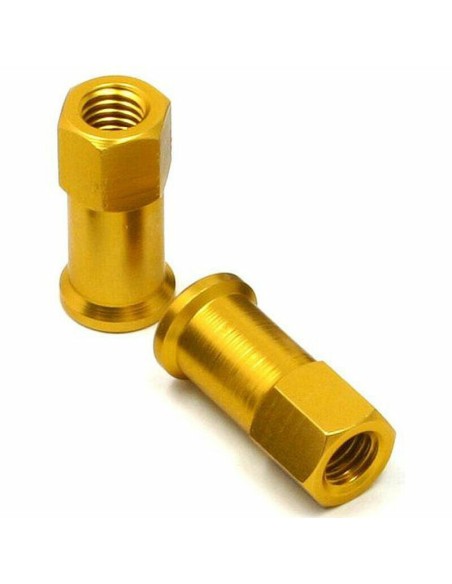 Tuercas Aluminio Agarre Cubierta DRC Oro