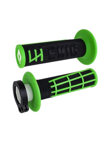 Puños ODI  Emig 2.0 V2 Lock On Negro/Verde