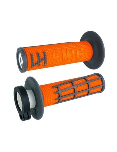 Puños ODI  Emig 2.0 V2 Lock On Naranja/Grafito