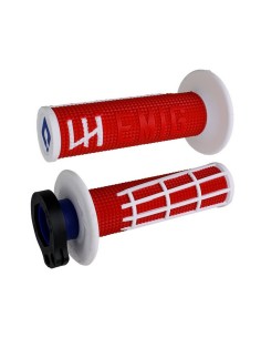 Puños ODI  Emig 2.0 V2 Lock On Rojo/Blanco