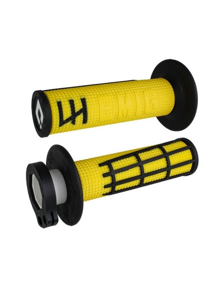 Puños ODI  Emig 2.0 V2 Lock On Amarillo/Negro