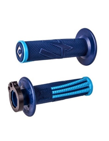 Puños ODI MX Pro Lock On V2 Emig 2/4 Azul
