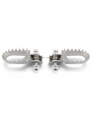 Estriberas Trial Acero S3 Hard Rock Plateado