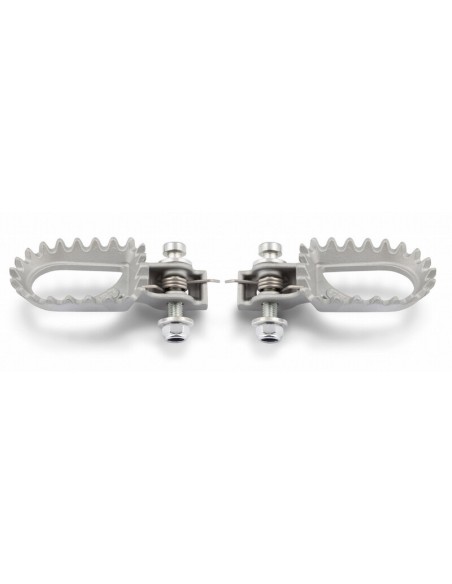 Estriberas Trial Acero S3 Hard Rock Plateado