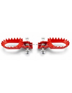 Estriberas Trial Acero S3 Hard Rock Rojo