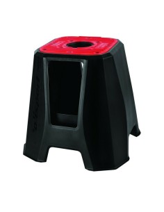 Caballete Rígido Polisport Basic Negro/Rojo