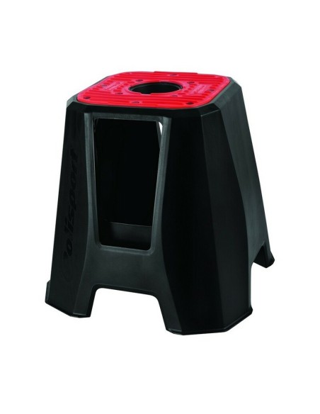 Caballete Rígido Polisport Basic Negro/Rojo
