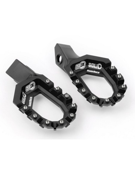 Estriberas Trial S3 Solid Hardrock Negro