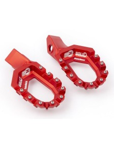 Estriberas Trial S3 Solid Hardrock Rojo
