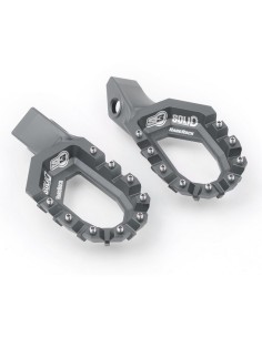 Estriberas Trial S3 Solid Hardrock Titanio