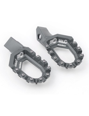 Estriberas Trial S3 Solid Hardrock Titanio