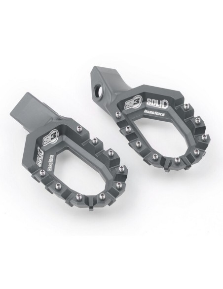 Estriberas Trial S3 Solid Hardrock Titanio