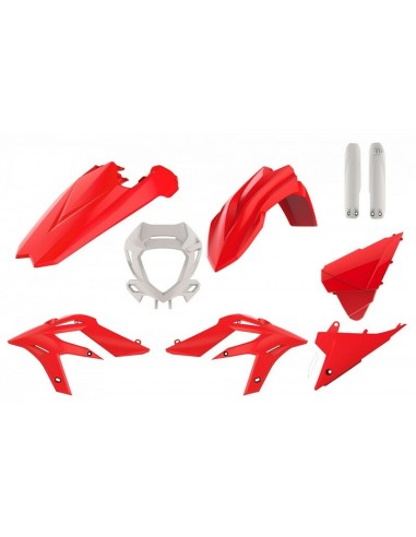 Full Kit Plásticos Polisport Beta X-Trainer 20-22 Rojo/Blanco
