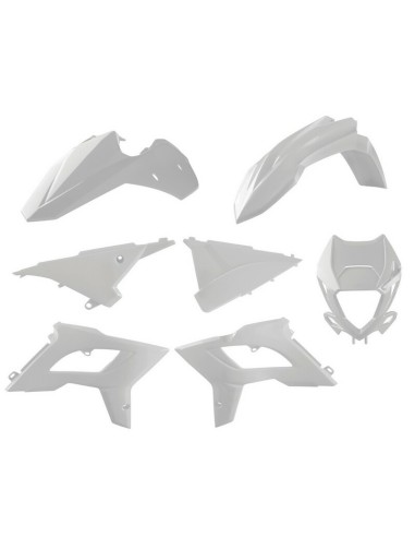 Kit Plásticos Polisport Restyling Beta RR 2T/4T 13-17 Blanco