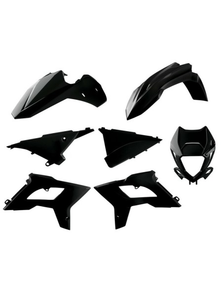 Kit Plásticos Polisport Restyling Beta RR 2T/4T 13-17 Negro