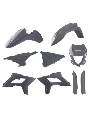 Kit Plásticos Polisport Restyling Beta RR 2T/4T 13-17 Gris