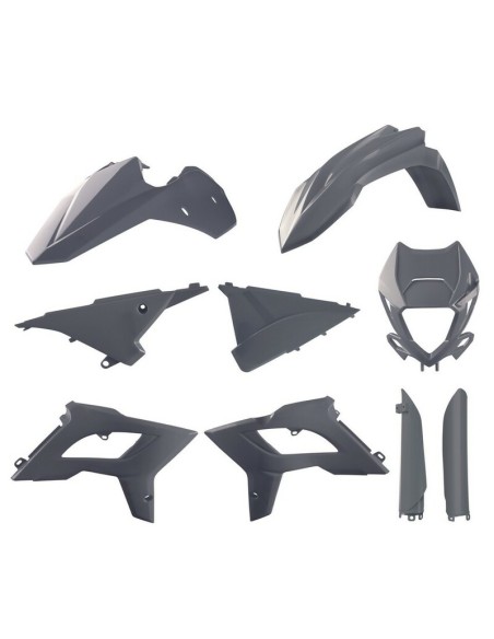 Kit Plásticos Polisport Restyling Beta RR 2T/4T 13-17 Gris