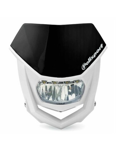 Faro Polisport Halo Led Negro/Blanco