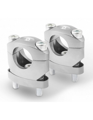 Alzas de Manillar S3 Aluminio Plata