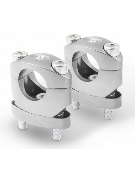 Alzas de Manillar S3 Aluminio Plata