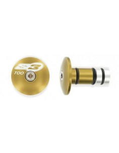 Topes de Manillar Aluminio S3 Ends Too Dorado
