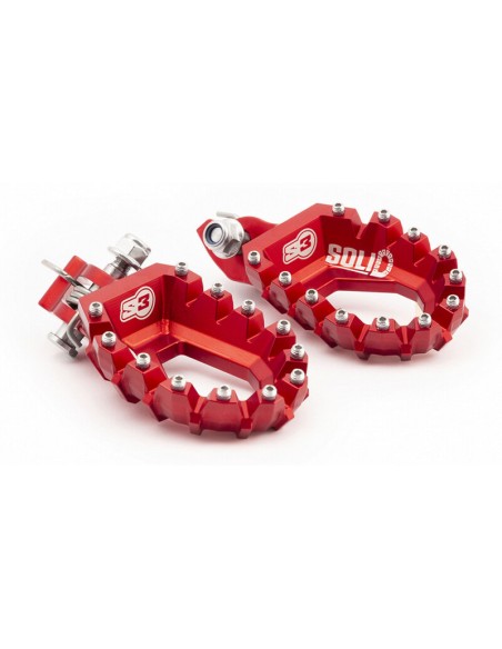 Kit Estriberas S3 Solid Honda Africa Twin 18-.. CRF-L 300 20-.. Rojo