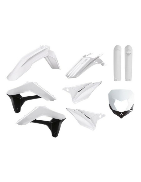 Full Kit Plásticos Polisport Sherco SE-R/SEF-R 17-23 Blanco