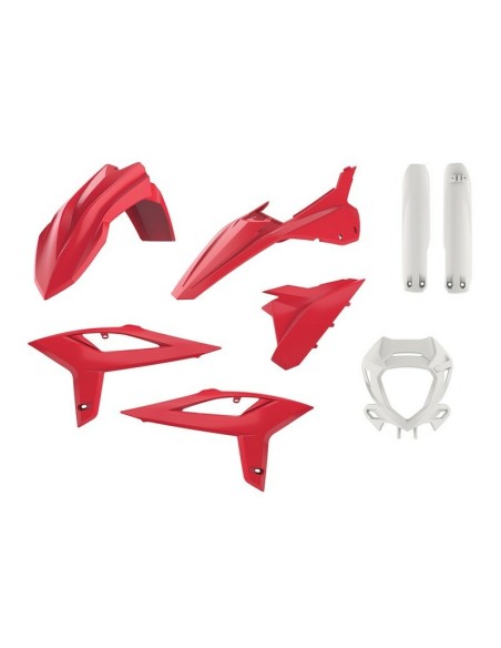 Full Kit Plásticos Polisport Beta RR 2T/4T 20-22 Rojo/Blanco