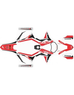 Kit Adhesivos Completo Honda CRF 250/300/450/500 X 17-18 Rojo/Blanco/Negro