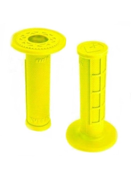 Puños ODI MX Ruffian Half Waffle Amarillo Fluor