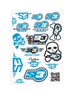 Adhesivos Logo S3 Azul
