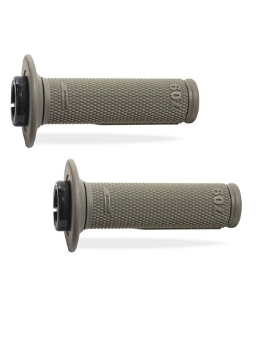 Puños Pro Grip 709 Lock On Half Waffle Gris