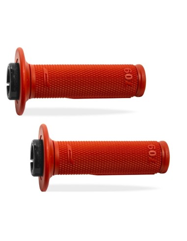 Puños Pro Grip 709 Lock On Half Waffle Rojo