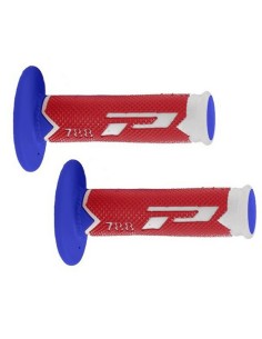 Puños Pro Grip 788 Triple Density Blanco/Azul/Rojo