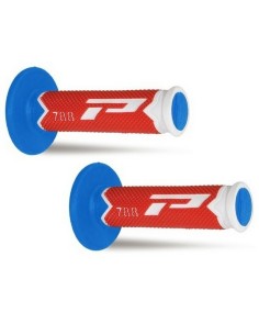 Puños Pro Grip 788 Triple Density Blanco/Rojo/Azul