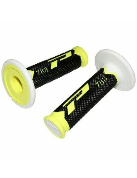Puños Pro Grip 788 Triple Density Amarillo Flúor/Negro/Blanco