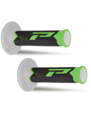 Puños Pro Grip 788 Triple Density Verde/Negro/Gris