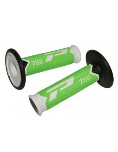 Puños Pro Grip 788 Triple Density Verde Blanco/Verde Fluor/Negro