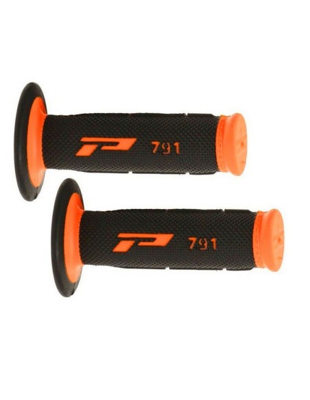 Puños Pro Grip 791 Dual Negro/Naranja Fluor