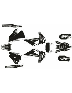Kit Adhesivos Completo Mythical Husqvarna TE/FE 20-23 Negro/Blanco