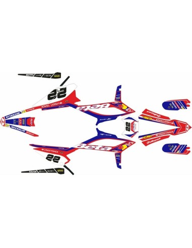 Kit Adhesivos Completo Beta RR 2T/4T 20-22 Walker Edition