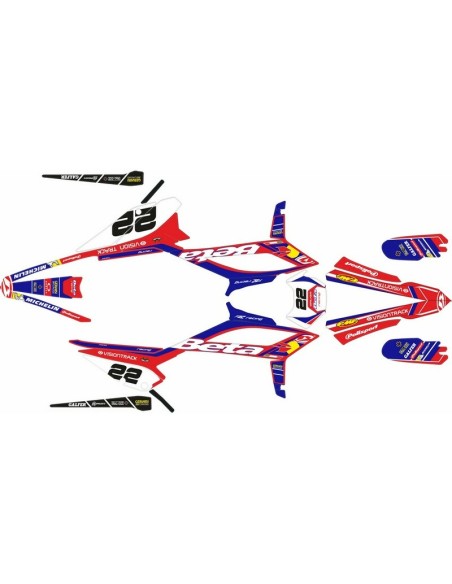 Kit Adhesivos Completo Beta RR 2T/4T 20-22 Walker Edition