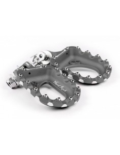 Estriberas Trial Aluminio S3 Hard Rock Titanio
