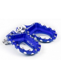 Estriberas Trial Aluminio S3 Hard Rock Azul