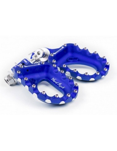 Estriberas Trial Aluminio S3 Hard Rock Azul