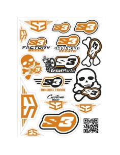 Adhesivos Logo S3 Naranja