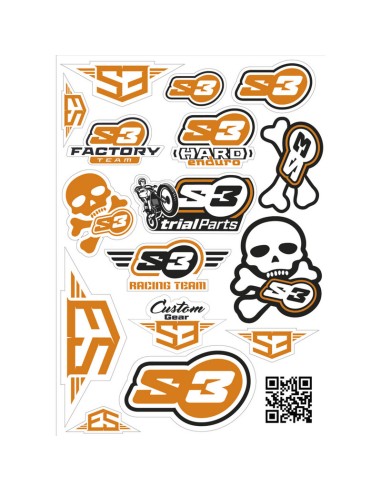 Adhesivos Logo S3 Naranja