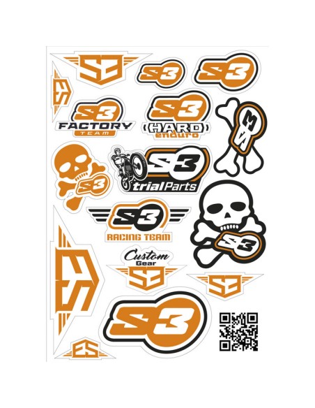Adhesivos Logo S3 Naranja